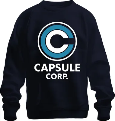 Immagine prodotto di CAPSULE CORP. Logo Anime Fan Geschenk Retro Manga Otaku Unisex Felpa Pullover, Navy, 3XL