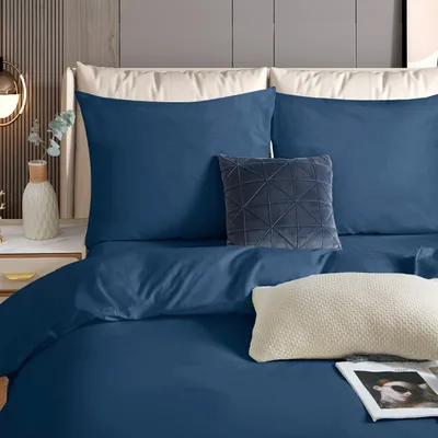 Zdjęcie produktu dla 3-częściowa pościel bawełniana 220x200 + 2x 70x80 z zamkiem błyskawicznym, satyna