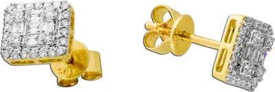 Produktbild von Brillant Ohrstecker Gold 585 14K Natur Diamanten 0.33ct