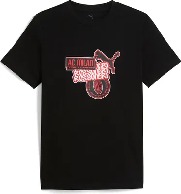 Produktbild von Puma Ac Milan Football Culture Kurzarm-t-shirt Schwarz S Schwarz S