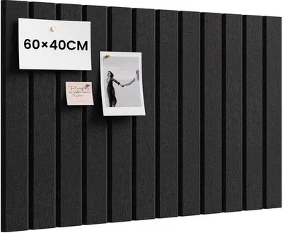Produktbild von Famanu Filz-Pinnwand 60 x 40 cm - Selbstklebendes, dekoratives Visionboard