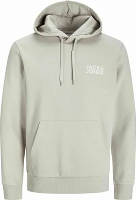 Produktbild von JACK & JONES Sweat Hoodie Bedruckt Kordelzug Rippbündchen Modisch Größe: L