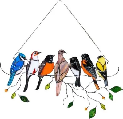 Produktbild von Kunstvogel-Sonnevanger-Hängekunst für Hausdeko