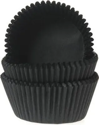 Produktbild von 50 Muffinförmchen, schwarz