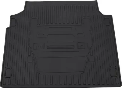 Produktbild von Cargo Liner Kofferraummatte Kofferraum Gepäck Kofferraumwanne für Land Rover Defender 2020-2024 Schwarz TPE 1 Stück Flaches Gesicht Vertikale Streifenmuster Anti-Rutsch