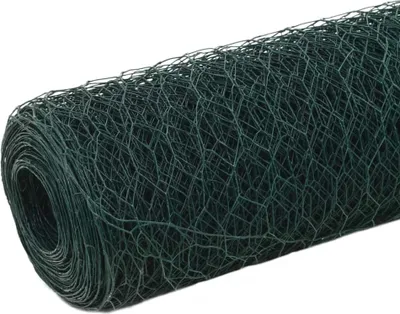 Produktbild von vidaXL Drahtzaun Stahl mit PVC-Beschichtung 25x1,2 m Grün