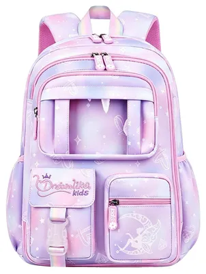 Produktbild von Schulrucksack Mädchen Kinder Grundschultasche Leicht Violett L