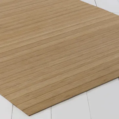 Produktbild von Bambusteppich SOLID nature, Maß ca. 60x240 cm, 50mm Stege auf Gazevliesrücken