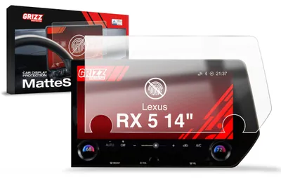 Produktbild von Matte Autodisplayfolie für Lexus RX 5 14" (2022-2026), Grizz Protector