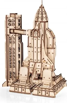Immagine prodotto di Puzzle 3D, Astronave, EWA, legno, 314 pezzi