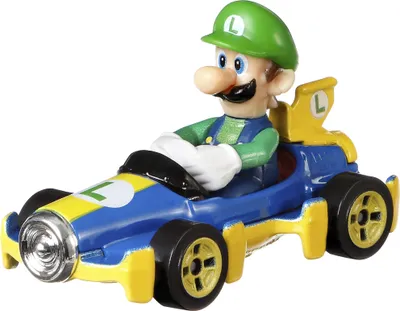 Immagine prodotto di Hot Wheels Mario Kart Replica 1:64 Luigi pressofuso