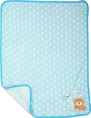 Obrázok produktu pre Small Foot 10287 Detská deka "Medveď", svetlomodrá (1 kus)