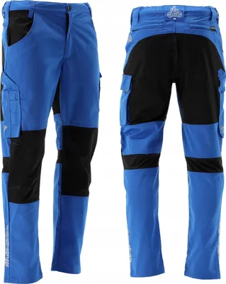 Produktbild von Arbeitshose SERWAL 4-Way STRETCH blau/schwarz Gr. S