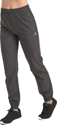 Produktbild von ATHL DPT. Ambra Damen Wanderhose/ Trekkinghose mit Gummibündchen und Taschen, lang, Grau, Gr. 40
