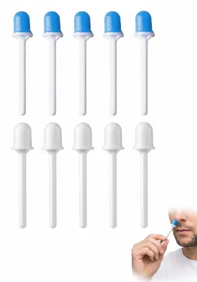 Nasenhaarentferner-Sticks, 10er Set, gebrauchsfertig, für zu Hause