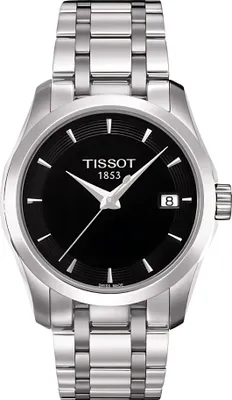 Obrázek produktu pro Dámské hodinky Tissot Couturier Lady, stříbrné a černé, T035.210.11.051.00