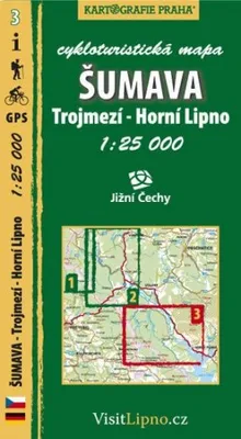 Obrázek produktu pro Šumava - Trojmezí, Horní Lipno - cykloturistická mapa č. 3 /1:25 000