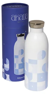 Edelstahl-Wasserflasche 500 ml, doppelwandig, wiederverwendbar