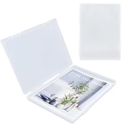 Produktbild von A4 Aktenbox transparent, wasserdicht, staubdicht, PP, 2 Stück