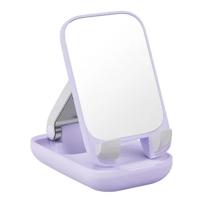 Obrázek produktu pro Baseus skládací stojan na telefon, se zrcátkem, fialový