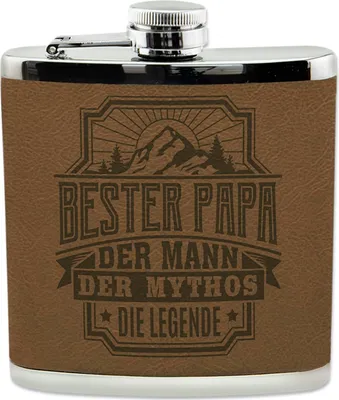Produktbild von Flachmann Echter Kerl Bester Papa