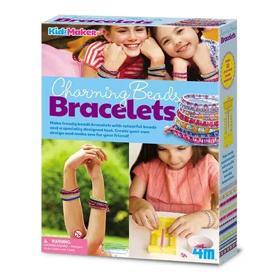 Obrázek produktu pro 4M KidzMaker DIY set Charming Beads Bracelets