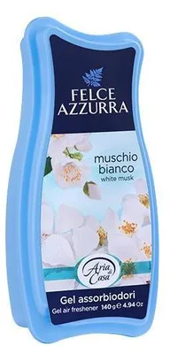 Produktbild von Felce Azzurra Muschio Bianco Geruchsabsorbierendes Gel 140 g