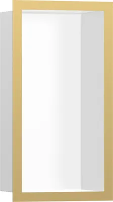 Produktbild von hansgrohe XtraStoris Individual Wandnische Mattweiß mit Designrahmen 300x150x100 mm, 56096990