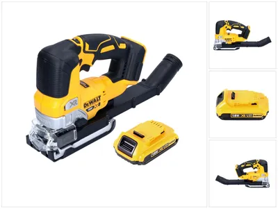 Zdjęcie produktu dla Wyrzynarka akumulatorowa DeWalt DCS 334 N 18 V bezszczotkowa + 1x akumulator 2,0 Ah - bez ładowarki