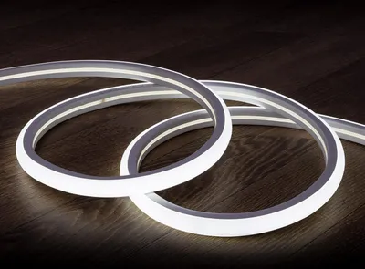 Produktbild von LED-Streifen Neon Dimmbar 220V Kaltweiß Halbrund 180° 7.5W/m Schnitt 100cm IP67 nach Maß 5 m