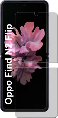 Produktbild von 3x kristallklare Schutzfolie für Oppo Find N2 Flip - antibakteriell kristallklar Premium Displayschutz