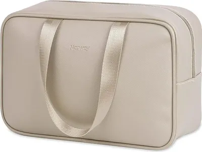 Produktbild von Damen-Toilettas, braun, Reise-Größe, Kosmetik-Organizer
