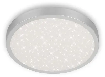 Produktbild von LED Deckenleuchte Sternenhimmel 24W silber Metall-Kunststoff Ø 38 cm Briloner