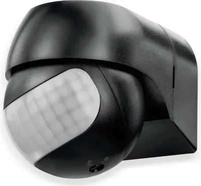 Produktbild von SONERO Bewegungsmelder X-IMS081, 180°, IP44, schwenkbar, schwarz