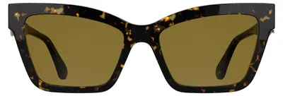 Produktbild von Karl Lagerfeld Women's Sunglasses KL6220S - Dark Tortoise with Solid Brown Lens