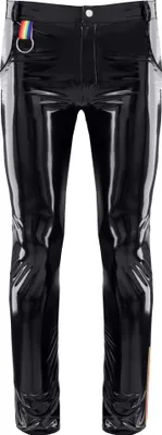 Produktbild von Regnes Fetish Planet Herren Hose RMValerioRBW lange Männer Hose Lack, schwarz, Gr. L