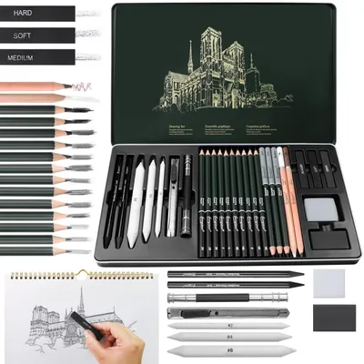Immagine prodotto di Set di 27 matite da disegno per artisti