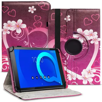 Produktbild von 13Schutzhülle für Vale V11E LTE-4128 Tasche Tablet Hülle Case Schutz Cover 360° DrehbarFarbe 360 Uni:Motiv 2