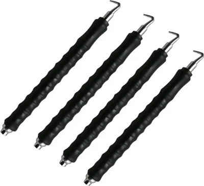 Produktbild von 3er Set - Drillapparat 30 cm | Zaun Draht Driller | Rödeldraht | 2 Stück Drillkurbel mit automatischem Rücklauf | Drillgerät mit ergonomischen Handgriff | Farbe [schwarz] - Drillwerkzeug - Wickeldraht