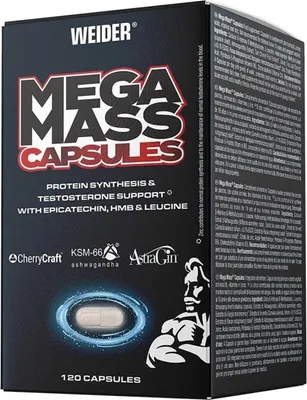 Produktbild von Weider Mega Mass Capsules- 120 Kapseln