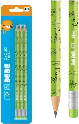 Produktbild von Bleistifte 3er-Set B&B Kids (Schul- und Schrein)