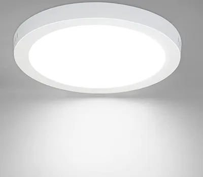 Obrázek produktu pro ZMH LED stropní světlo kulaté ploché moderní bílé LED svítidlo na chodbu studená bílá 5000K 18W IP44 vodotěsné pro kuchyň kancelář obývací pokoj jídelna Ø23CM