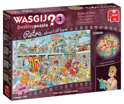 Produktbild von Wasgij Destiny Retro 3 Sandige Zeiten! 1000 Teile Puzzle