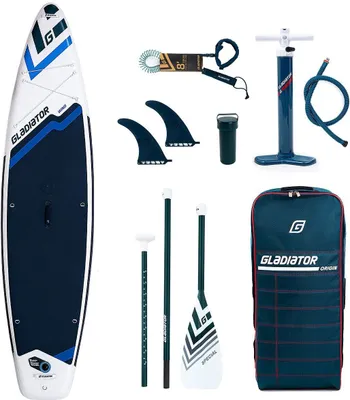 Produktbild von Gladiator WIND 11'6 Windsup 2022 SUP Stand-Up-Paddle-Board – Premium-Paket inklusive Paddel Tasche Pumpe und Flosse Aufblasbar Sup NEU 2022