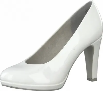Produktbild von MARCO TOZZI Damen Pumps High Heels Lack 2-22412-26, Größe:41 EU, Farbe:Weiß