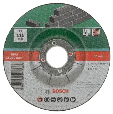 Produktbild von Trennscheiben-Set gekröpft für Stein D= 115 mm, 5-tlg.