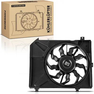 Productafbeelding van Frankberg 1x Motorradiator enkele ventilator