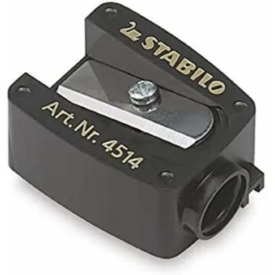 Produktbild von STABILO Künstlerspitzer, Manueller Bleistiftspitzer, Schwarz, Beidhändig, 1 Stück(e)