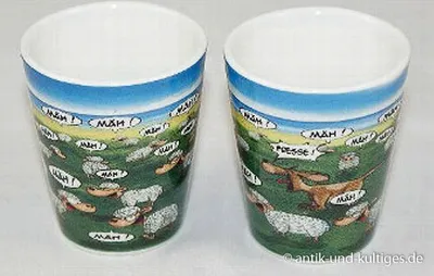 Produktbild von Lustiger Hösti Eierbecher Fresse Eierhalter Maritime Deko 2-er Set
