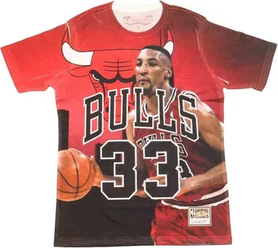 Immagine prodotto di T-shirt Mitchell & Ness BMTRKT18007-CBURED1SPI da Uomo